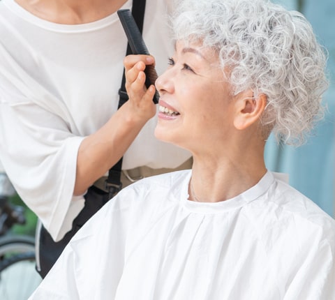 シニア向け福祉美容